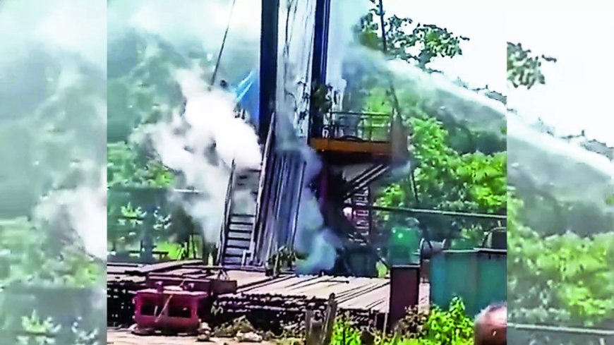 Assam: 70 families shifted after blast, gas leak at ONGC rig