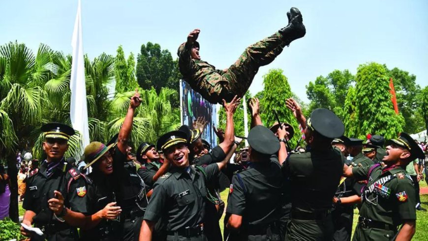 Together since Class 6, six boys become Army officers