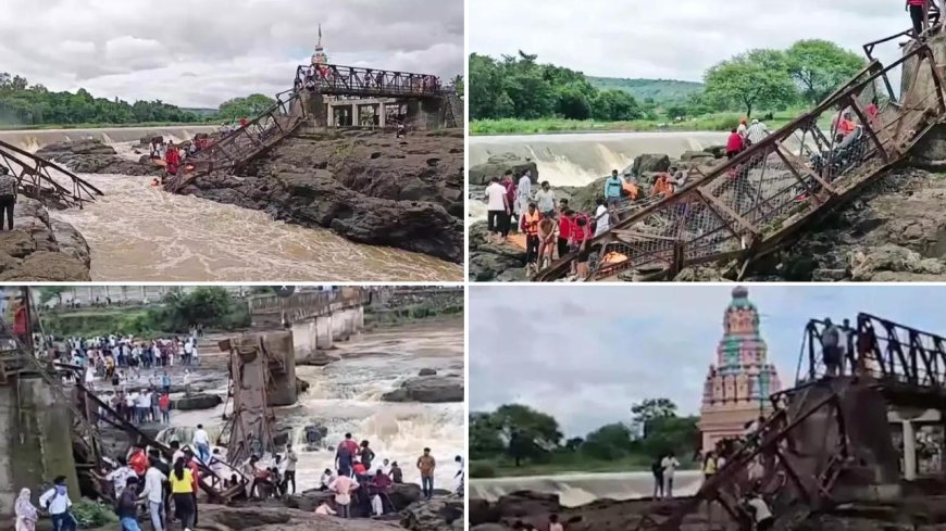 Pune bridge collapse: 125 tourists were standing on structure when it fell - Top developments