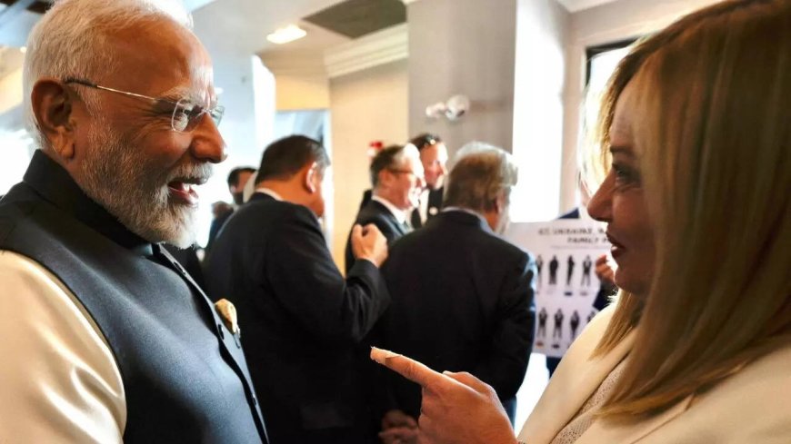 'You're the best': Italian PM Meloni tells PM Modi in Canada