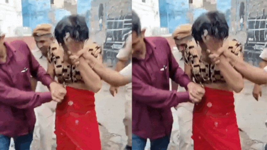 Watch: Man in Jodhpur hides from police by dressing up as woman; arrested