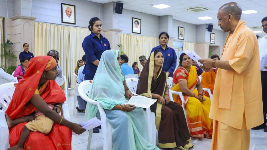 During Janta Darshan, UP CM Yogi Adityanath helps get girl enrolled in school