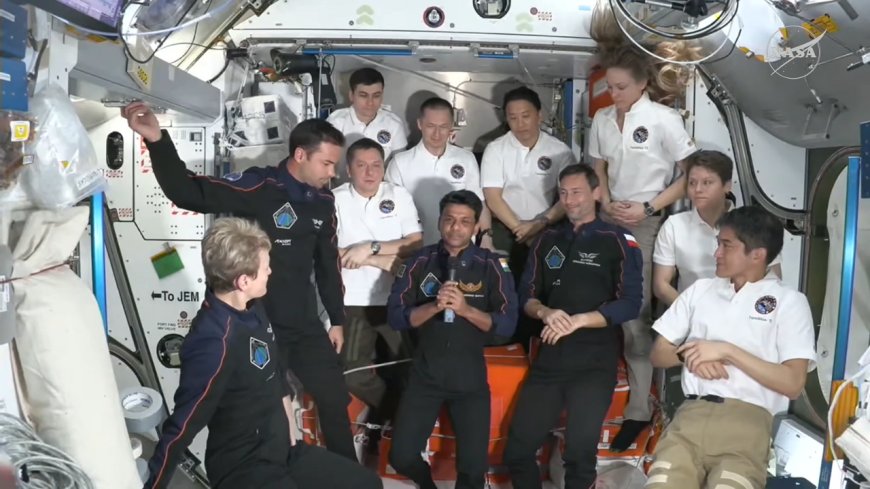 'Jai Hind, Jai Bharat': Shubhanshu Shukla's first message to India from ISS; says 'not easy to stand here'