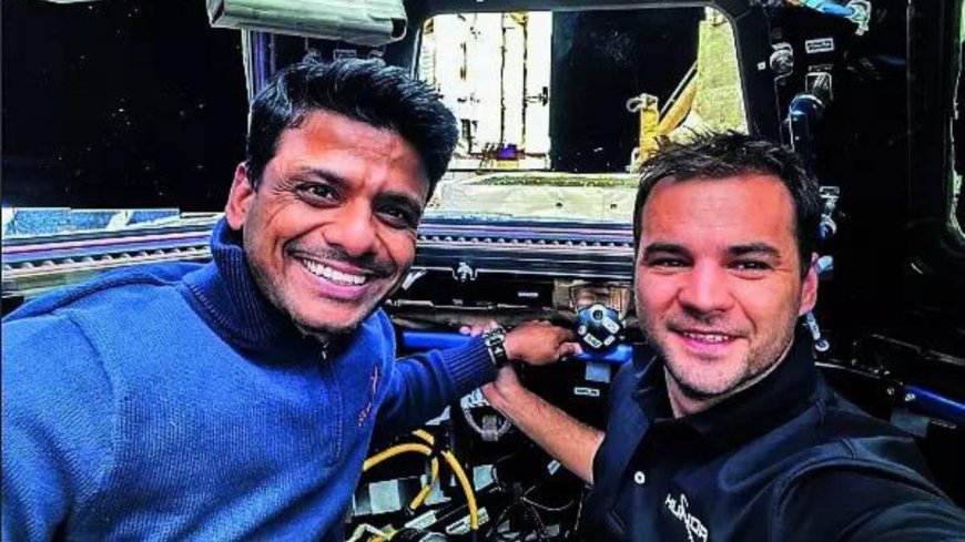 Shux 1st Indian to hold experiment on ISS, kicks off with muscle loss study