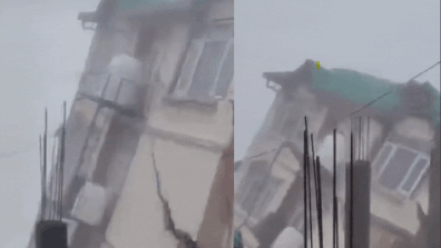 Watch: 5-storey building collapses in Shimla; no casualties reported