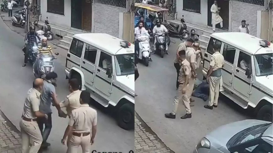 Kota shocker: Cop’s slap leaves shopkeeper unconscious; video sparks public outrage