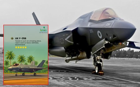 'Destination you'll never want to leave': Jet lag or just Kerala vibes? UK F-35B’s extended vacation goes viral