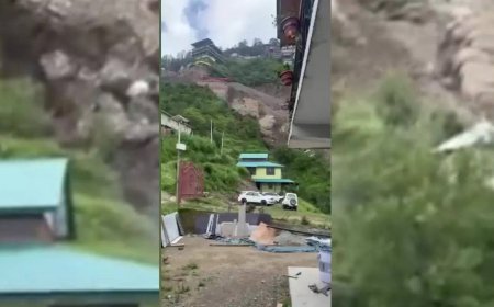 Video: Landslide hits Shimla's Lindi Dhar village; monsoon mayhem continues across Himachal Pradesh