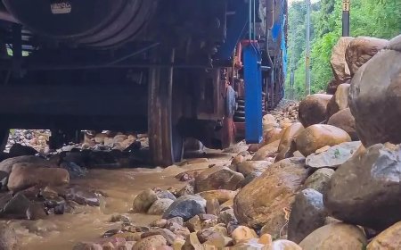 Landslide debris derails goods train in J&K’s Kathua