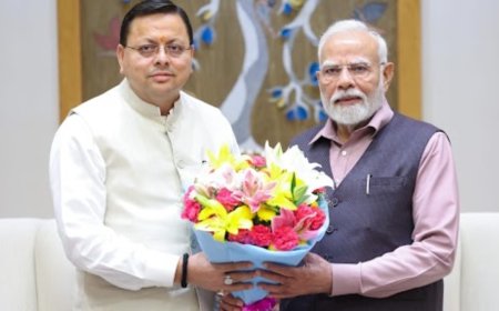 CM Dhami discusses projects with PM Modi: Presents Uttarakhand’s vision 2047; heritage, hydropower on agenda