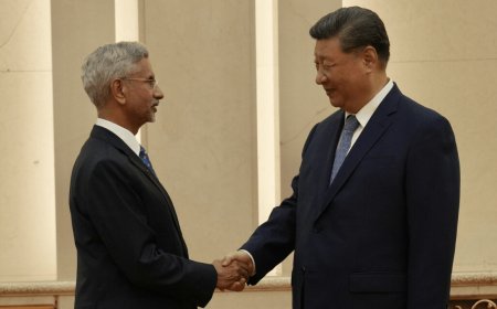 SCO meet: Jaishankar meets Chinese President Xi Jinping in Beijing; calls for ‘far-seeing approach’ in India-China ties