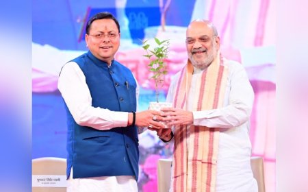 ‘Land of Char Dhams on path to growth’: Amit Shah attends Uttarakhand Investment Summit; lauds Pushkar Singh Dhami government