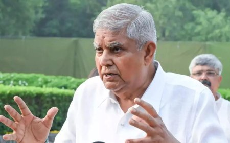 Dhankhar flags 'duplicate' signs