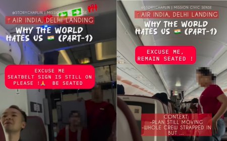 'Plane still moving': Viral Air India video shows passengers 'ignoring' crew; sparks civic sense row
