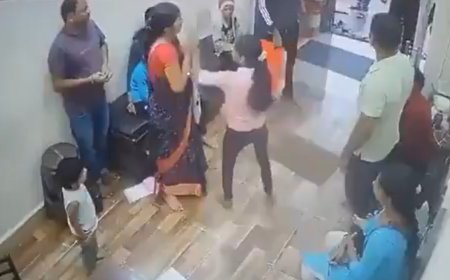 Dombivli clinic horror: New video shows receptionist slapped man's relative before being attacked - Video