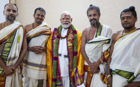 PM Modi hails Chola legacy, unveils statue plan in TN