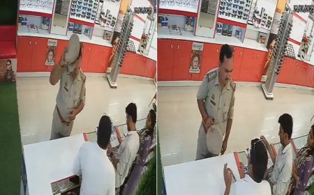 'Do whatever you can': Mirzapur police officer refuses to pay for glasses, threatens shopkeeper; watch video