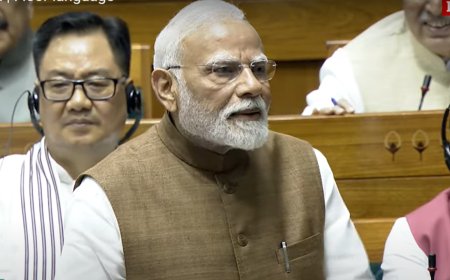 When Pak army came out in support of terrorists, our forces brought them to their knees: PM Modi in LS