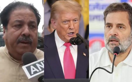 Congress vs Congress: Rahul Gandhi backs Donald Trump’s ‘dead economy’ remark; Rajeev Shukla pushes back saying 'US Prez is wrong'