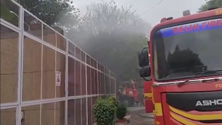 Video: Fire after transformer blasts near AIIMS trauma centre in Delhi; none injured