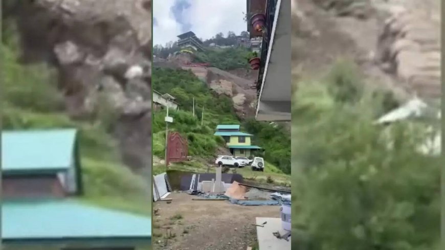 Video: Landslide hits Shimla's Lindi Dhar village; monsoon mayhem continues across Himachal Pradesh