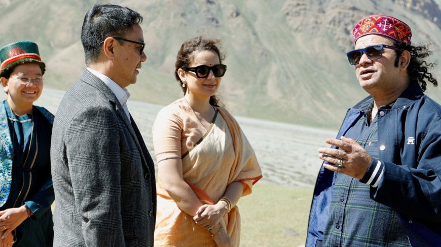 Don't miss! At 15,000 feet, Kiren Rijiju's jamming session with Mohit Chauhan and Kangana Ranaut - Video