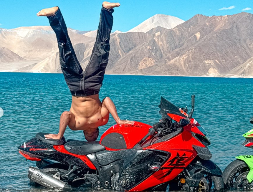 YouTuber booked for bike stunts in Ladakh; Police: Fragile zones not for viral content