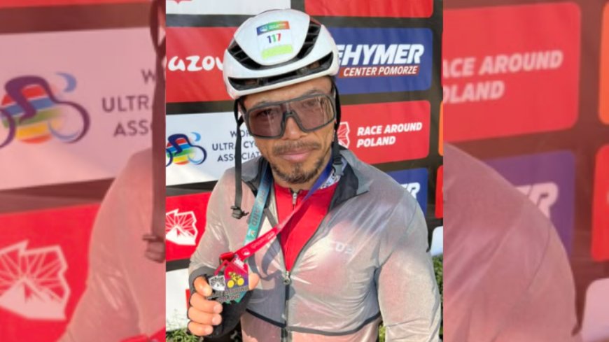 Manipur’s John Gwite rides into global league with 'Race Around Poland' milestone