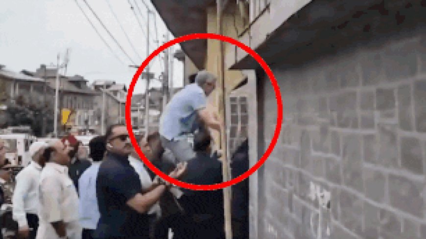 Martyrs' Day row in J&K: CM Omar Abdullah scales boundary wall to offer prayers; watch video