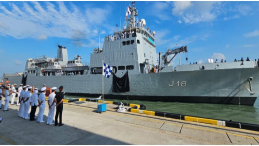 INS Sandhayak visits Malaysian port to boost maritime, hydrographic cooperation