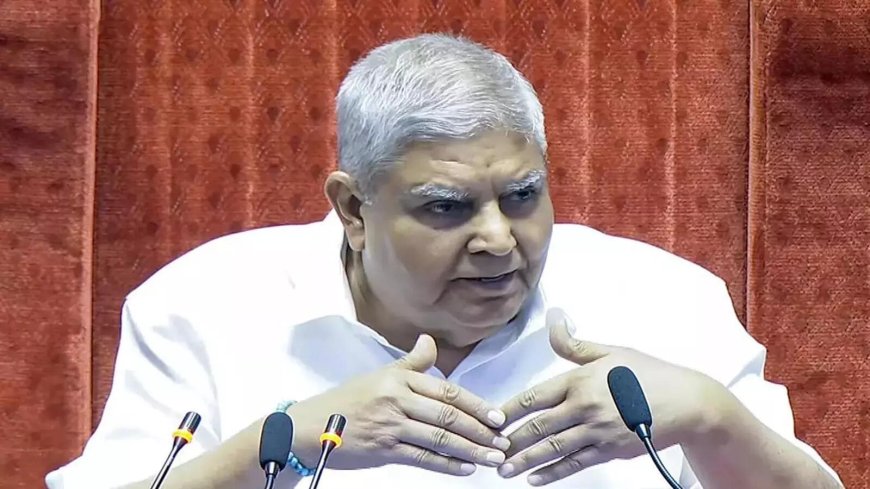 Shock exit: Dhankhar quits as VP on first day of Parl session