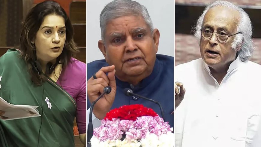 Dhankhar’s resignation sparks buzz: Opposition not on same page? Priyanka Chaturvedi ‘fact checks’ Jairam Ramesh