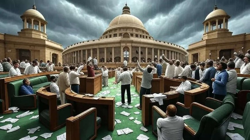 Monsoon mayhem: Only thunder, no talk - a quick recap of Week 1 of Parliament that ended in washout