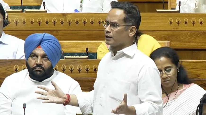 Operation Sindoor debate: Gaurav Gogoi leads opposition charge against government in Lok Sabha; asks ‘how terrorists reached Pahalgam?’