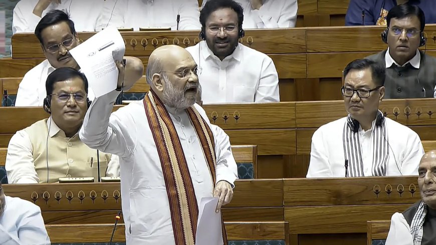 Amit Shah comes to Lok Sabha armed with proof on Pahalgam attackers
