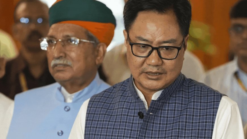 'Not even an inch given to China': Kiren Rijiju in Parliament