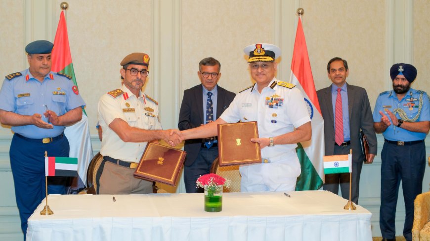 India, UAE to further enhance bilateral defence ties