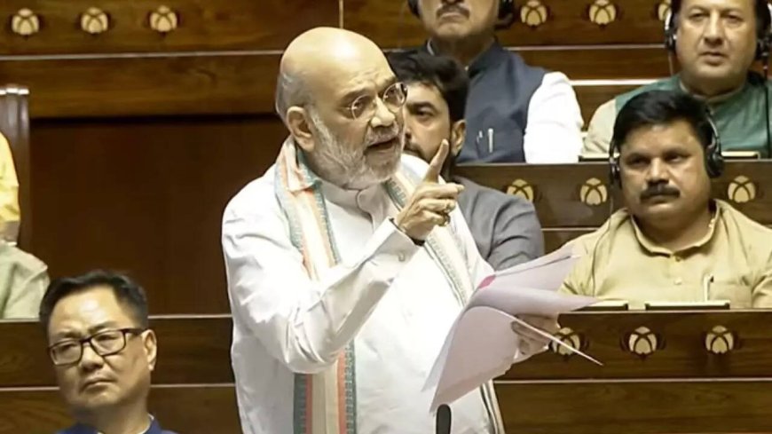 Op Sindoor debate: Amit Shah hails Operation Mahadev in Rajya Sabha; INDIA bloc walk out over PM's absence