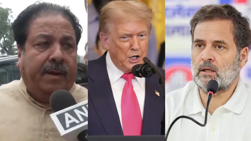 Congress vs Congress: Rahul Gandhi backs Donald Trump’s ‘dead economy’ remark; Rajeev Shukla pushes back saying 'US Prez is wrong'