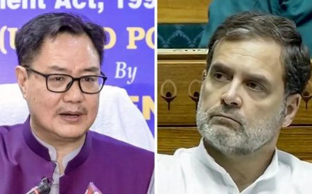 ‘Dead economy’ remark: Kiren Rijiju’s ‘not a child’ jibe at Rahul Gandhi; calls out ‘anti-India’ stance