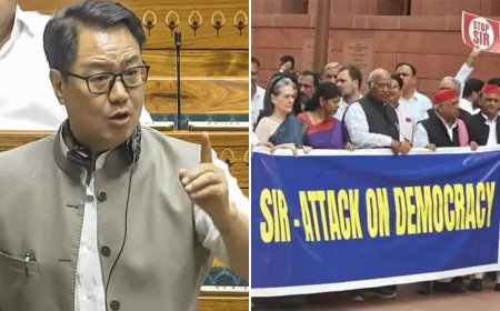 Bihar SIR: 'There can be no discussion because ... ,' Rijiju rules out Parliament debate; opposition ups charge