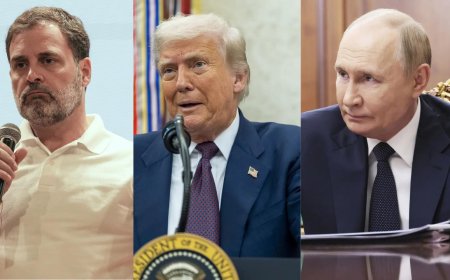 Evening news wrap: Putin to visit India soon; Rahul accuses poll panel of voter theft, and more