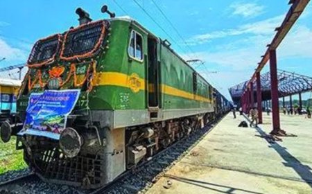 1st freight train reaches J&K with 1,400 tonnes of cement