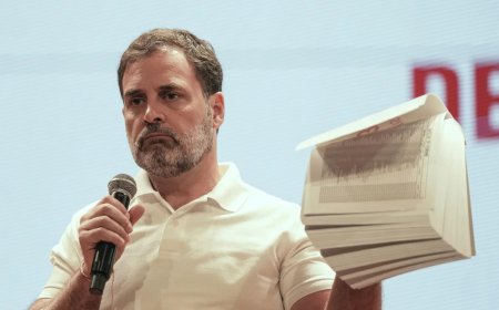 'Fight for One Man One Vote': Rahul Gandhi after protest near EC HQ; refuses to sign oath on 'vote-theft' claim