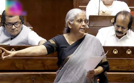Finance minister Nirmala Sitharaman slams opposition for skipping debate on I-T Bill in Rajya Sabha