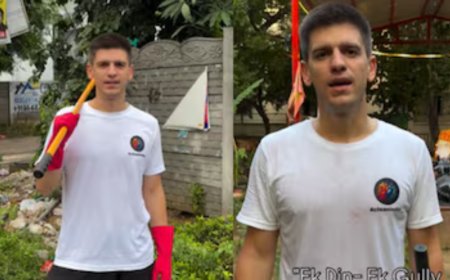 ‘One Day One Street’: Serbian man takes up challenge ahead of Independence day; sweeps Gurugram roads