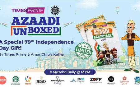 Times Prime rolls out 'Azaadi Unboxed'; Independence Day celebration with Amar Chitra Katha, Tinkle