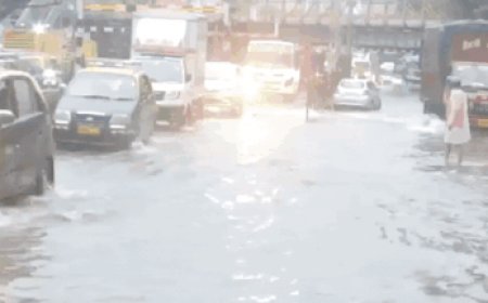 Mumbai rains: Heavy downpour floods streets, railway tracks flooded, red alert sounded; watch