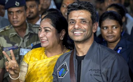 'Moment of pride': Shubhanshu Shukla, 2nd Indian in space, returns home