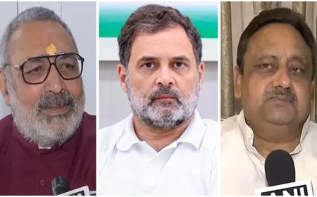 Voter Adhikar Yatra: BJP’s Giriraj Singh compares Congress to ‘Kans’; says ‘their destruction is certain’